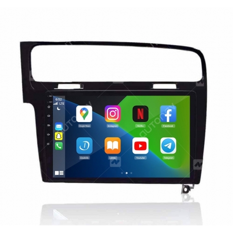 Autoradio GPS Android 12.0 Volkswagen Golf 7 (2013-2015)