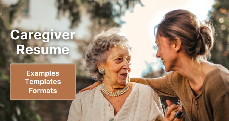 Quel Modèle De CV Convient Le Mieux À Une Aide-Soignante 2 aide soignante souriante avec feuilles de cv colorees