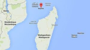 carte de mayotte avec emplacement agence pole emploi