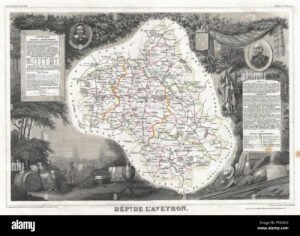 carte stylisee de laveyron avec offres demploi