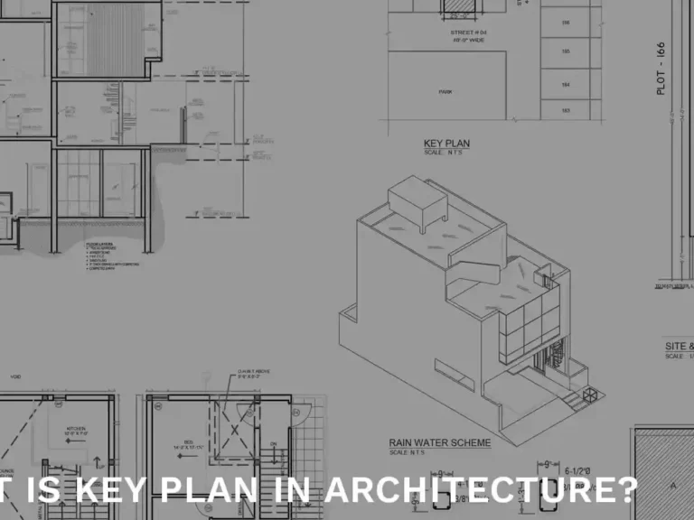 cle de maison posee sur plan architectural