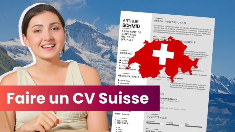 Comment faire un CV pour la Suisse : quelles sont les particularités 7 Comment faire un CV pour la Suisse : quelles sont les particularités